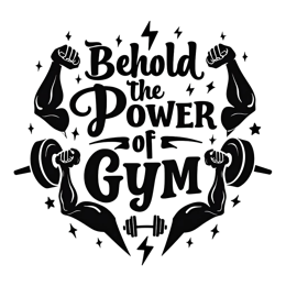 power gym lifting SVG PNG design with bold lettering