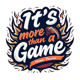 passion game SVG PNG design with bold lettering