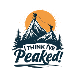 hiking peak adventure shirt SVG PNG design with bold lettering, an uplifting message