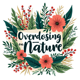 flowerleaf SVG PNG design with hand-drawn style, bold lettering, red and green floral elements