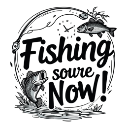 quote fish clock SVG PNG design with bold lettering