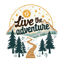 live the adventure mountains SVG PNG design