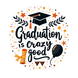 graduation ceremony shirt SVG PNG design with bold lettering
