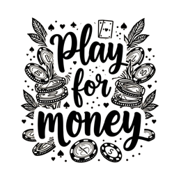play money SVG PNG design with hand-drawn style, bold lettering