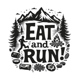 hiking camping SVG PNG design with bold lettering
