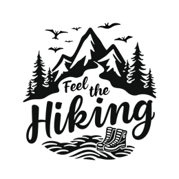 nature mountains boots SVG PNG design with bold lettering