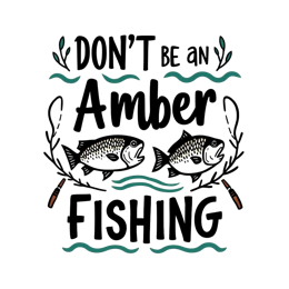 quotes don't be an amber SVG PNG design with bold lettering, black and white floral elements