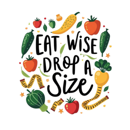 eat wise colorful vegetables SVG PNG design with bold lettering