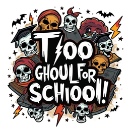 skolled SVG PNG design with bold lettering