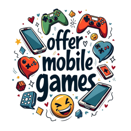 offer mobile games SVG PNG design with bold lettering