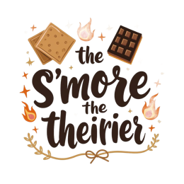 smore marshmallows SVG PNG design with bold lettering