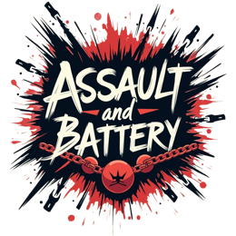 assault battery SVG PNG design with bold lettering