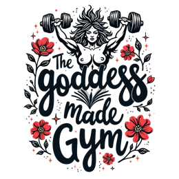 goddess empowerment SVG PNG design with bold lettering, black and white floral elements