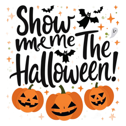 text pumpkins SVG PNG design with bold lettering
