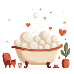 bathroom bubbles SVG PNG design