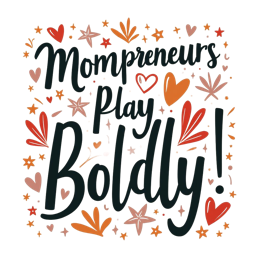 quotes boldly SVG PNG design with bold lettering, orange and pink floral elements, an uplifting message