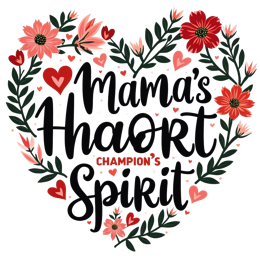 valentine flowerheart SVG PNG design with hand-drawn style, bold lettering, pink and red floral elements