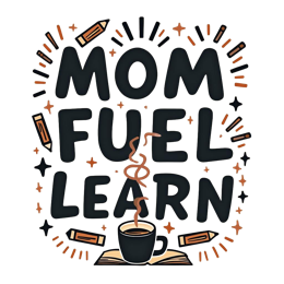 momfuel learning SVG PNG design with hand-drawn style, bold lettering