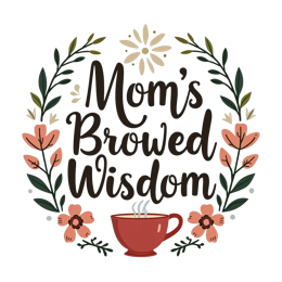 moms browed wisdom SVG PNG design with hand-drawn style, bold lettering, pink and green floral elements