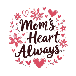 mom quote flowers SVG PNG design with pink floral elements