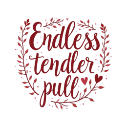 quotes tenderness SVG PNG design with white and red floral elements