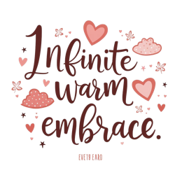 quotes warm embrace SVG PNG design