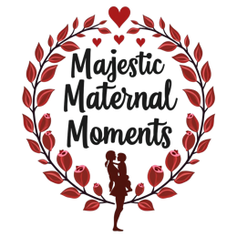 maternal moments love floral SVG PNG design with bold lettering, white and pink floral elements