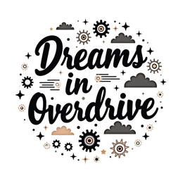 quotes in overdrive SVG PNG design with bold lettering