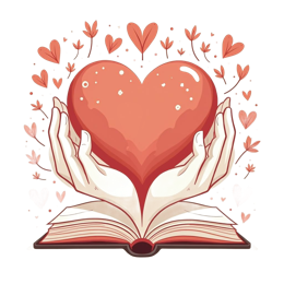 illustration heart SVG PNG design with pink and red floral elements