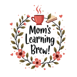 coffee learning wreath SVG PNG design with bold lettering, pink and red floral elements