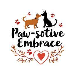 positive embrace SVG PNG design with bold lettering