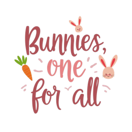 Bunnies Quote Design craft design preview