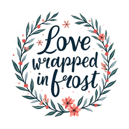 Love Frost Flowers Floral Design craft design preview
