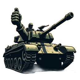 tank military SVG PNG design with clean design elements