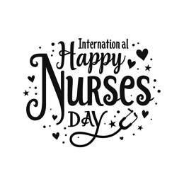 nurses day quote SVG PNG design with bold lettering