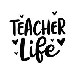 Teacher Life Quotes Design preview