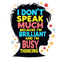 quotes brilliant thinking SVG PNG design with an uplifting message
