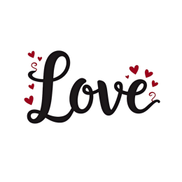 love hearts SVG PNG design