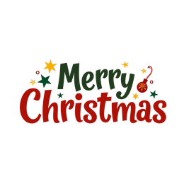 christmas merry SVG PNG design with bold lettering