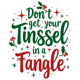 holiday quotes fun SVG PNG design with red and green floral elements