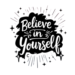 motivational inspirational quote SVG PNG design with bold lettering, an uplifting message
