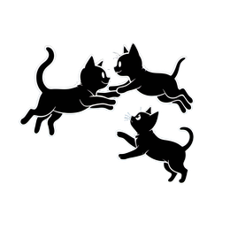 cats night SVG PNG design