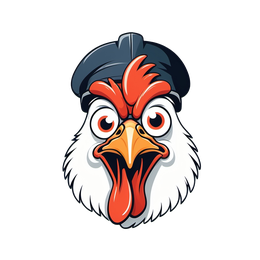 chicken cartoon SVG PNG design