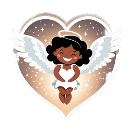 cartoon angel SVG PNG design