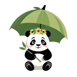panda illustration SVG PNG design