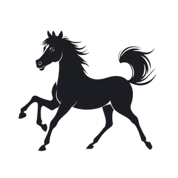 horse silhouette SVG PNG design