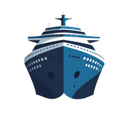 cruise ship SVG PNG design