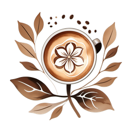 coffee floral SVG PNG design with floral elements