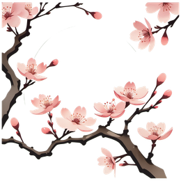 flower blossom SVG PNG design with pink floral elements