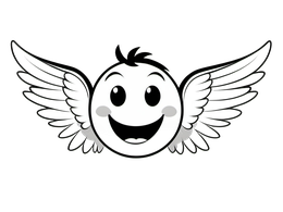 happy smiling SVG PNG design with an elegant visual style